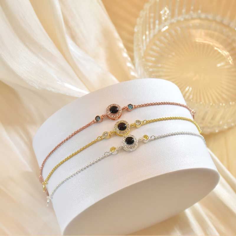 Collier de projection photo, collier personnalisé, cadeau commémoratif, cadeau pour elle, collier maman, cadeau de Saint-Valentin