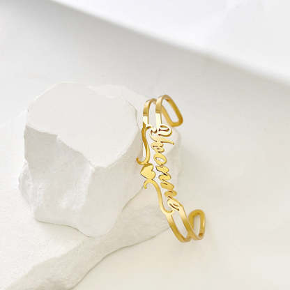 Bracelet personnalisé avec lettre de nom