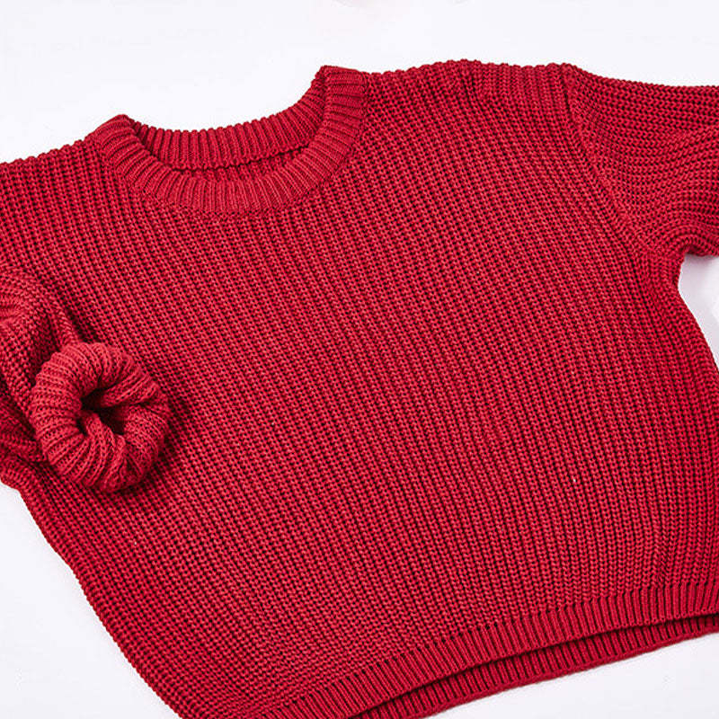 Personalized Hand Embroidered Baby Sweater