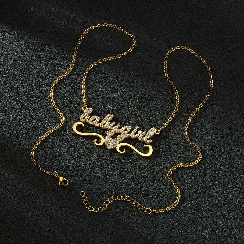 Collier Prénom Tout En Diamant