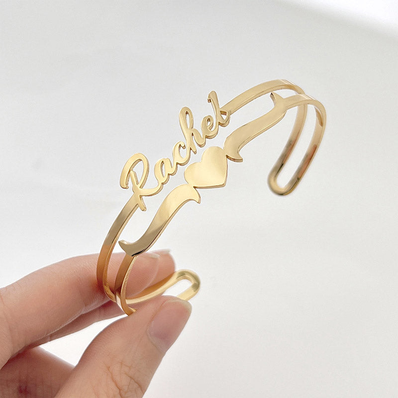 Bracelet personnalisé avec lettre de nom