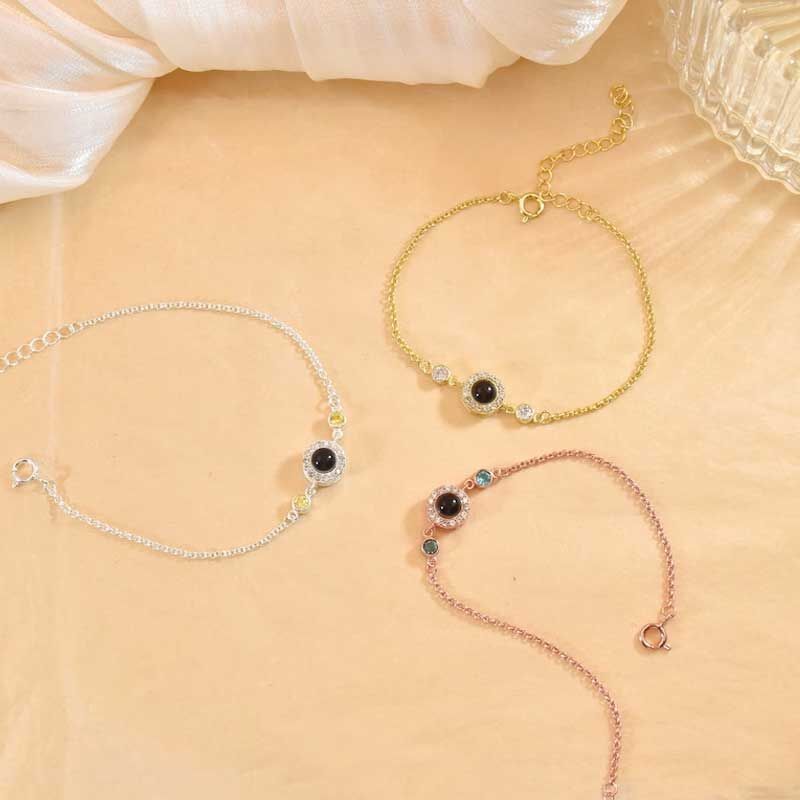 Collier de projection photo, collier personnalisé, cadeau commémoratif, cadeau pour elle, collier maman, cadeau de Saint-Valentin