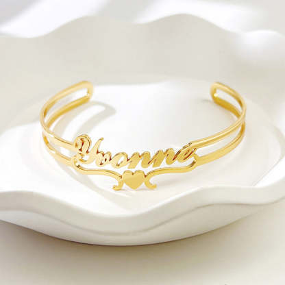 Bracelet personnalisé avec lettre de nom