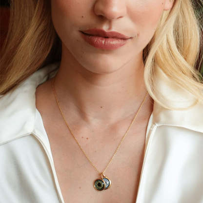 Collier pendentif personnalisé avec œil