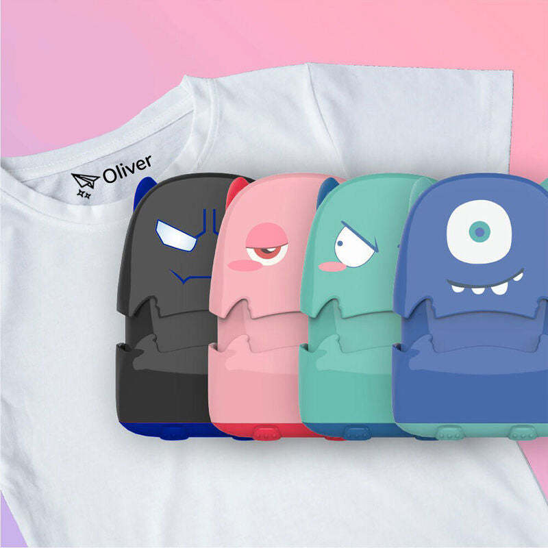 Tampons personnalisés pour vêtements Tampons créatifs avec nom - Cadeaux mignons pour enfants