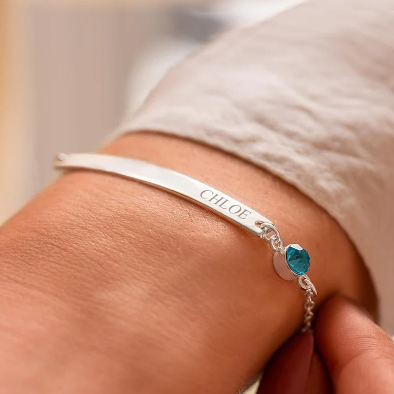 Personalized Birthstone Bracelet