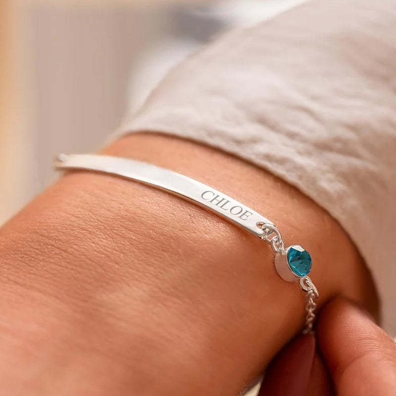 Personalized Birthstone Bracelet