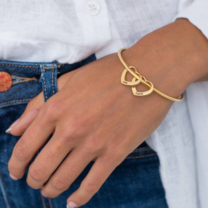 Engraved Personalized Bangle Bracelet