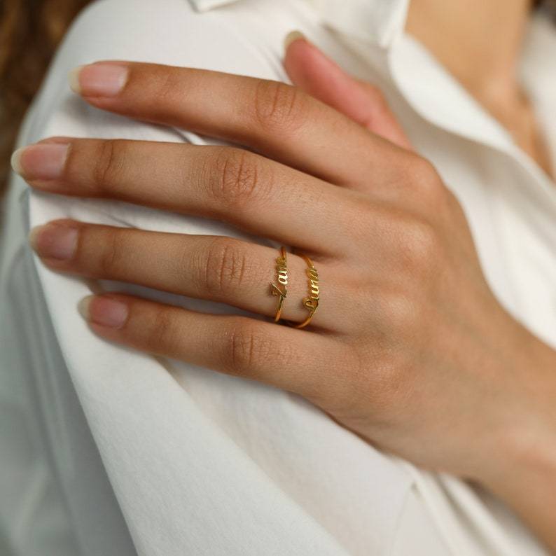 Bagues personnalisées avec prénom – Le cadeau idéal pour les mamans