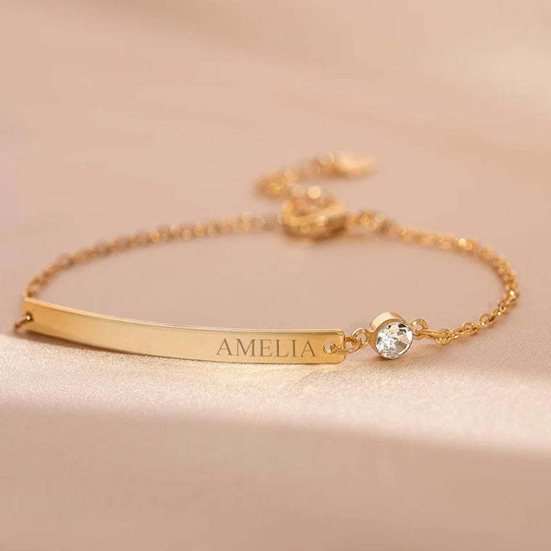 Personalized Birthstone Bracelet