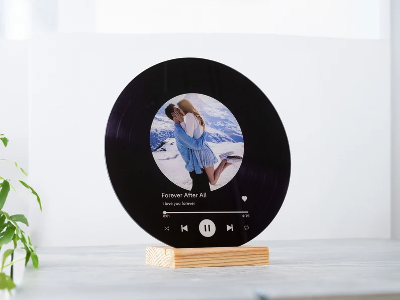 Personalized Vinyl Record With Photo
