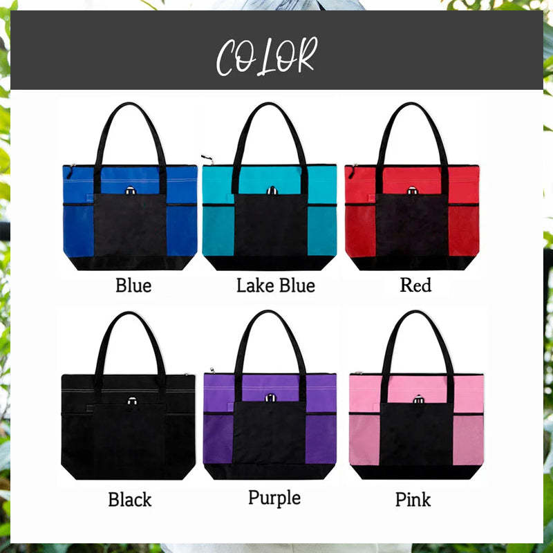 Grand sac fourre-tout personnalisé en tricot