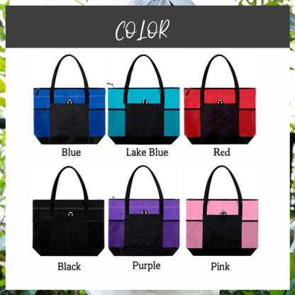 Grand sac fourre-tout personnalisé en tricot