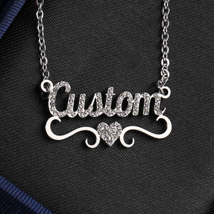 Collier Prénom Tout En Diamant