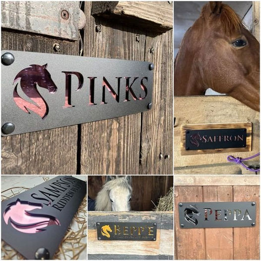 Plaque Nom Personnalisée Découpée au Laser