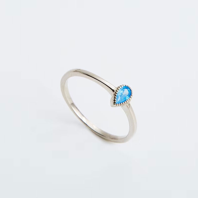 Bague de naissance personnalisée exquise pour mère - Cadeau de fête de