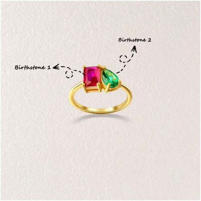 Bague de naissance personnalisée pour couple