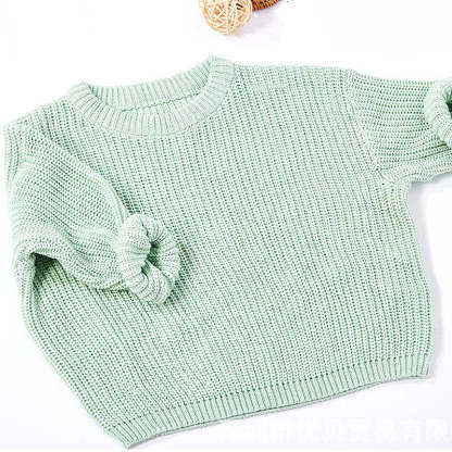 Personalized Hand Embroidered Baby Sweater