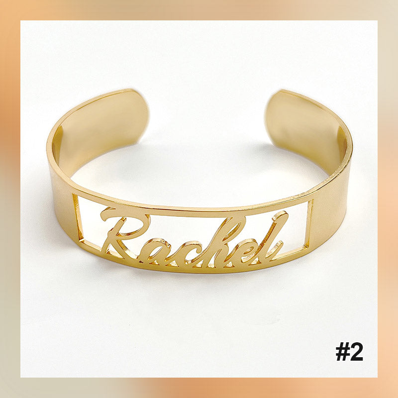 Bracelet personnalisé avec lettre de nom