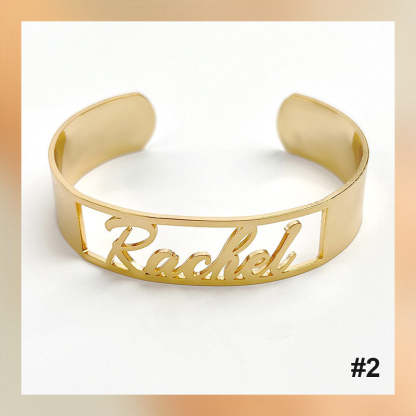 Bracelet personnalisé avec lettre de nom