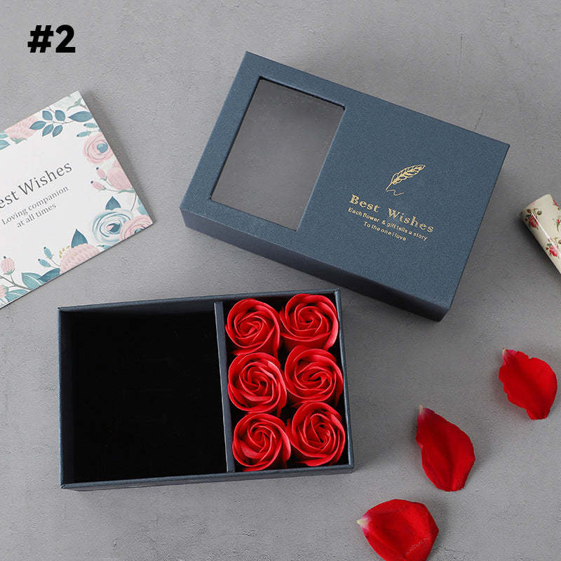 Six Roses Jewelry Box