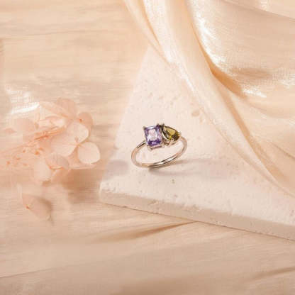 Bague de naissance personnalisée pour couple