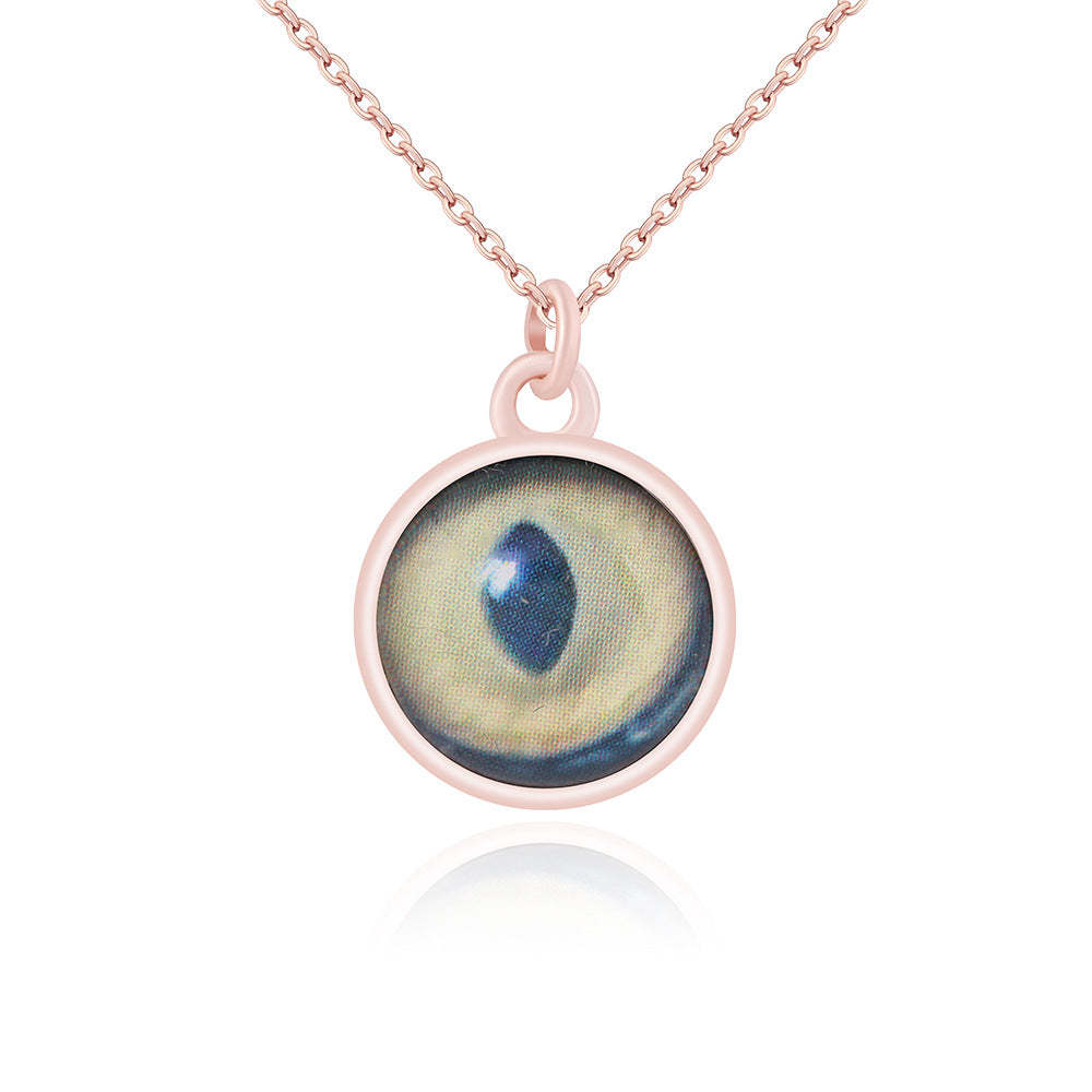 Collier personnalisé pour les yeux d’un animal de compagnie/personnage