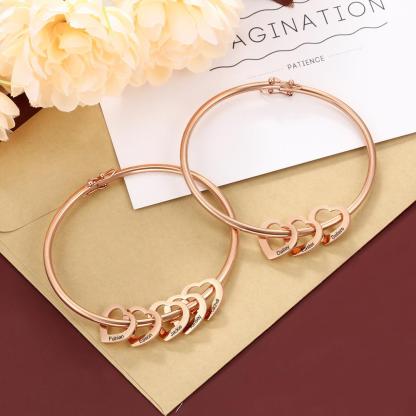 Engraved Personalized Bangle Bracelet