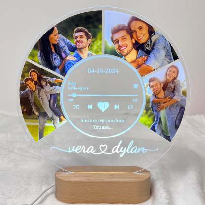 50%OFF⭐️Personalized Music Photo Night Light