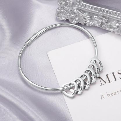 Engraved Personalized Bangle Bracelet