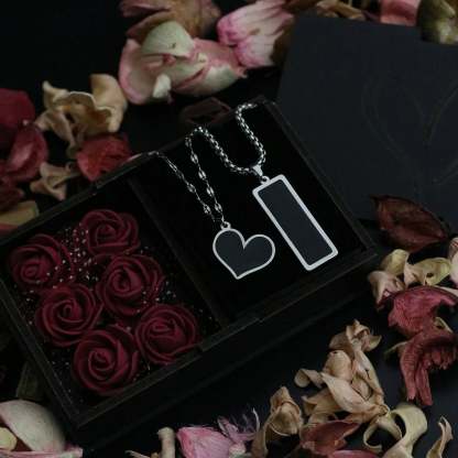 Collier magique personnalisé - Photo personnalisée/Collier de couleur à changement de chaleur personnalisé - Photo personnalisée