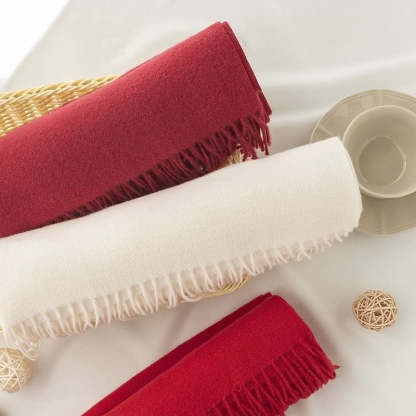 50%OFF⭐️Personalized Photo and Text Embroidered Couple Scarf - A Warm Christmas Gift