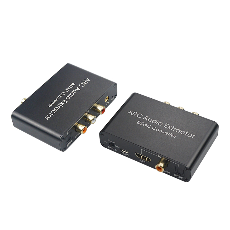 HDMI ARC Audio Extractor & DAC Converter -digital to analog adapter,dac,arc to optical audio adapter