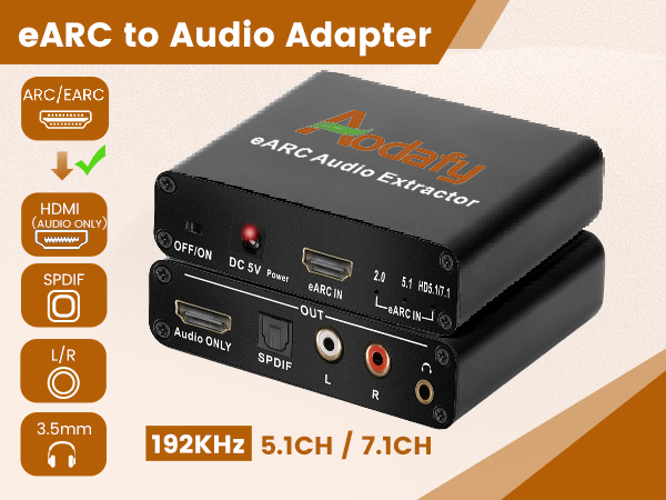 hdmi earc to audio adapter