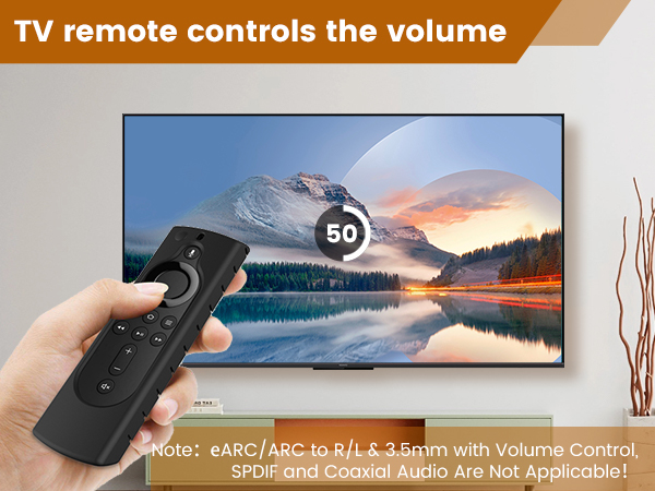 earc to rca converter, support tv remote control the volume