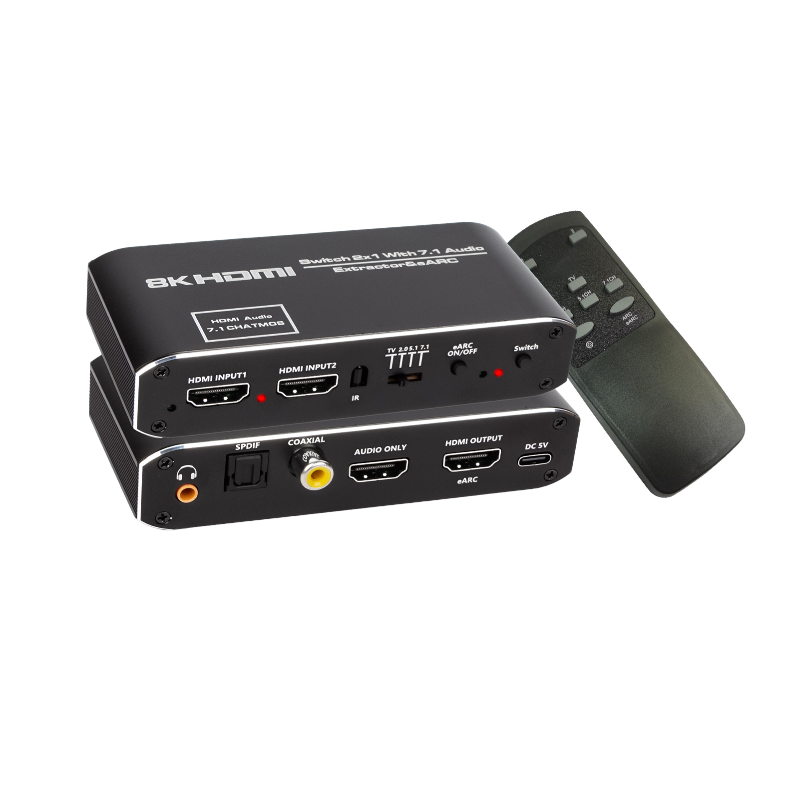 HDMI Switch with Audio Extractor & eARC Audio Converter-hdmi switch,arc to aux,hdmi audio extractor