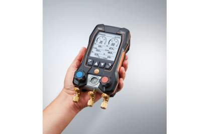 Manómetro para aire acondicionado Testo Manómetro electrónico para refrigerante