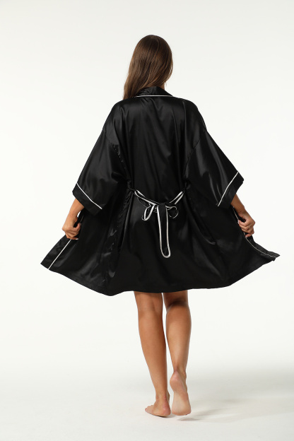 Free Tonight - Exquisite Satin Kimono Robe for Women