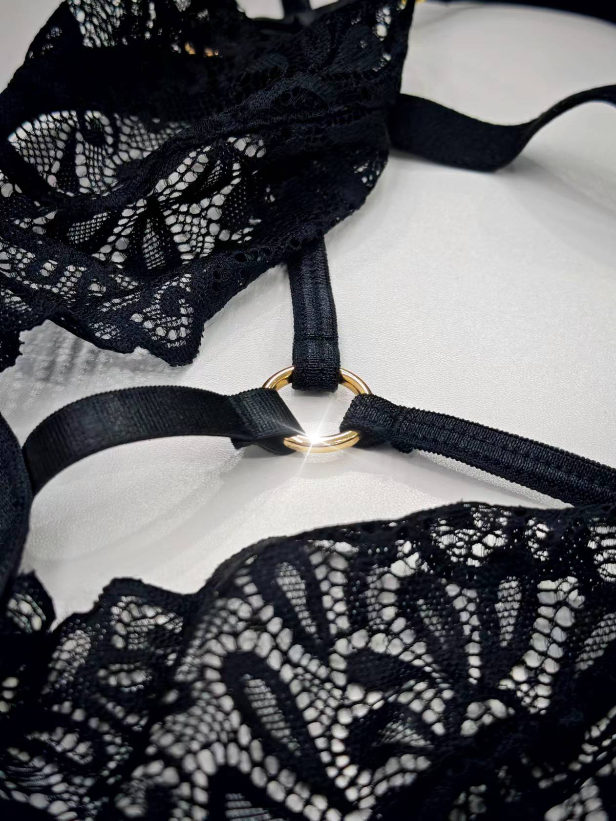Free Tonight - Black Lace Bralette