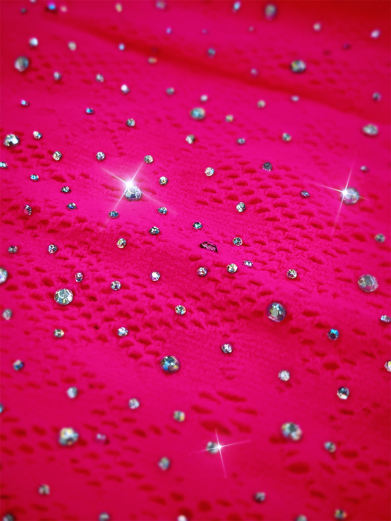 Free Tonight - Neon Pink Gartered Bodystocking