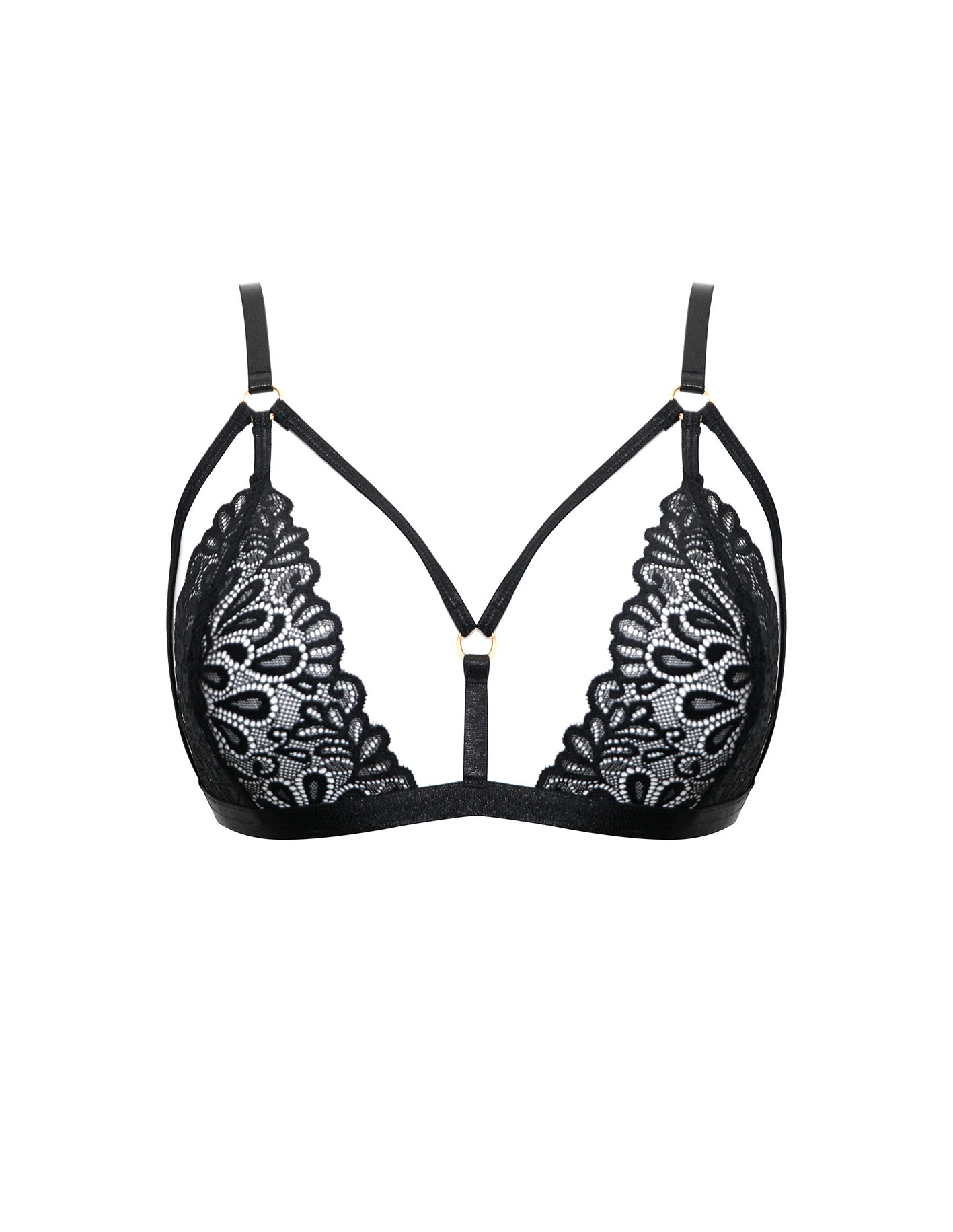 Free Tonight - Black Lace Bralette