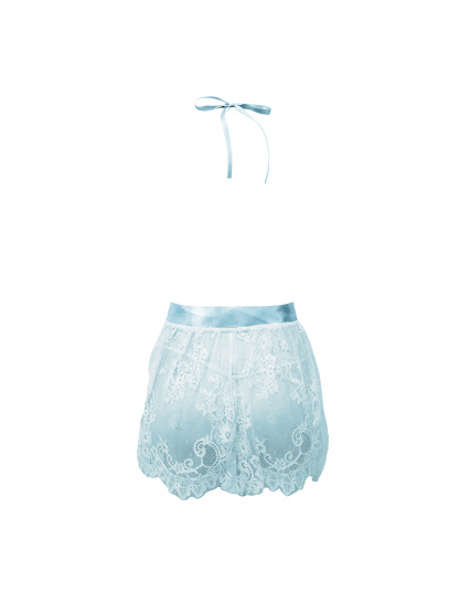 Free Tonight - Eyelash Lace Babydoll & G-String Set