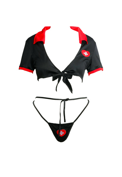 Free Tonight - Women’s Short Sleeve Nurse Bedroom Costume Set