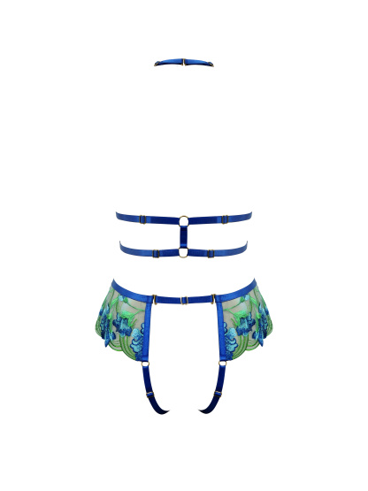 Free Tonight - 3D Embroidery Mesh Bra & Panties