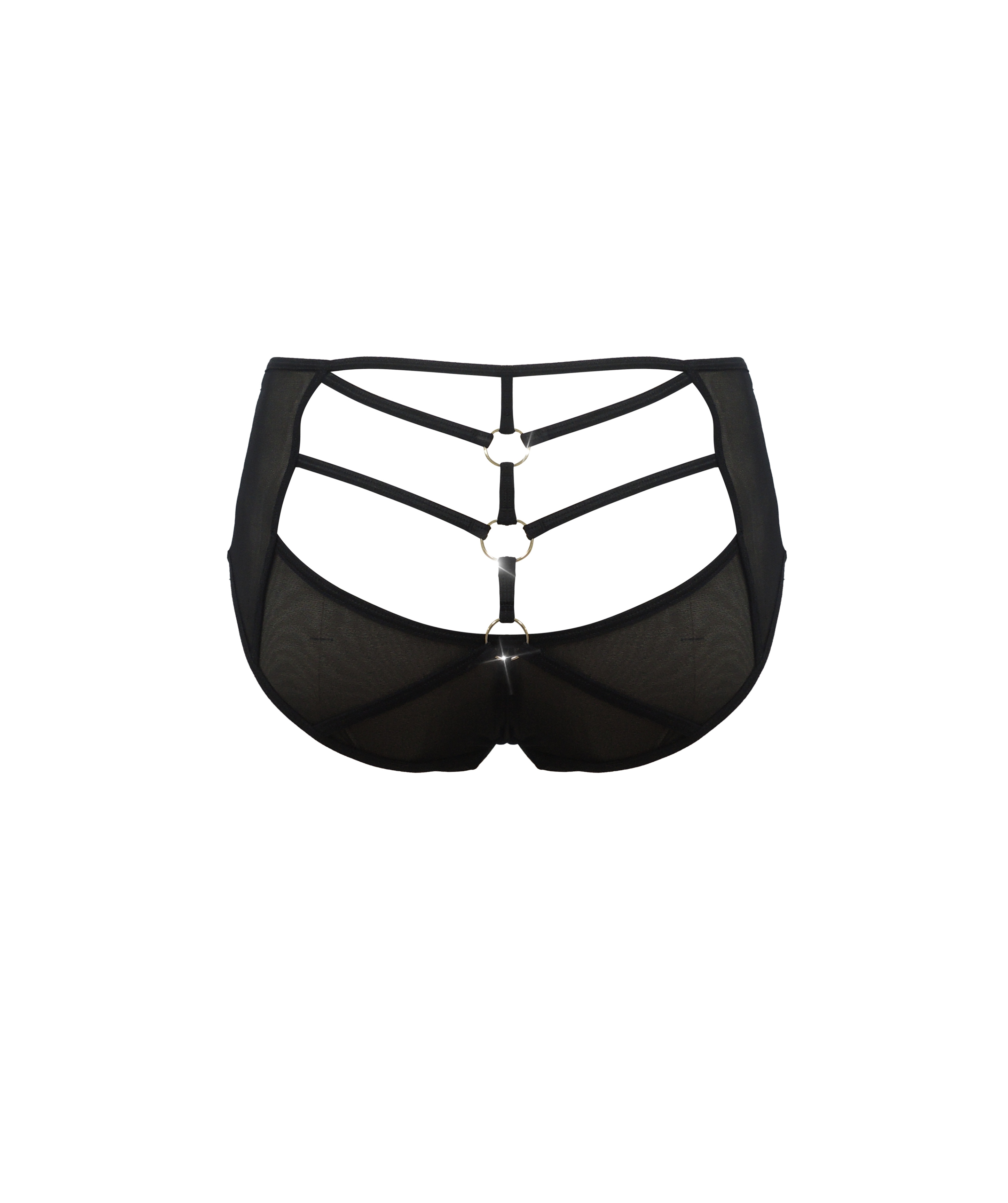 Free Tonight - Black Stylish Chain Panties