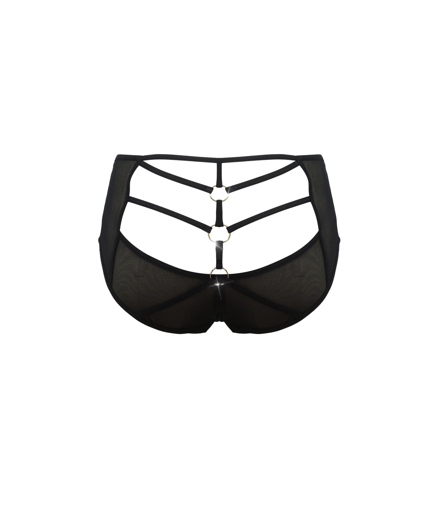 Free Tonight - Black Stylish Chain Panties