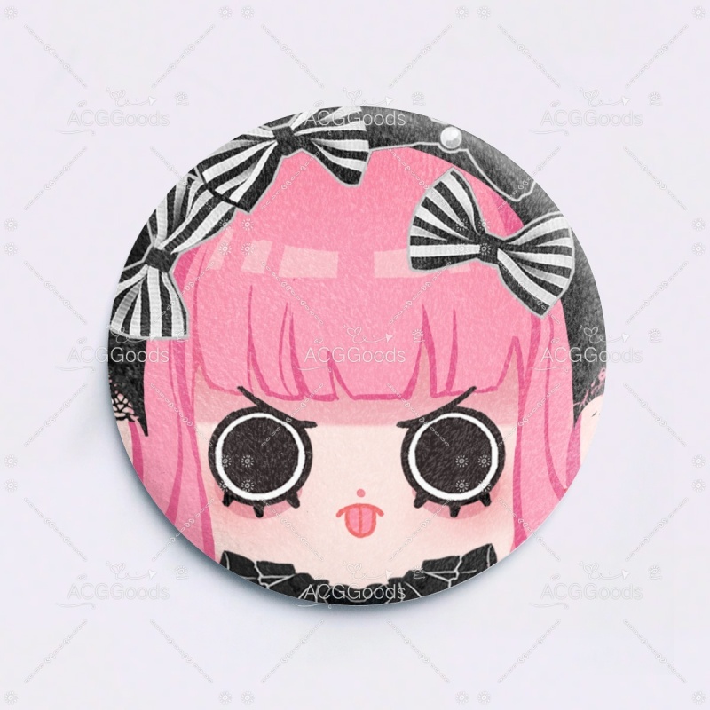 Onepiece Perona Ghost face Plush Badges
