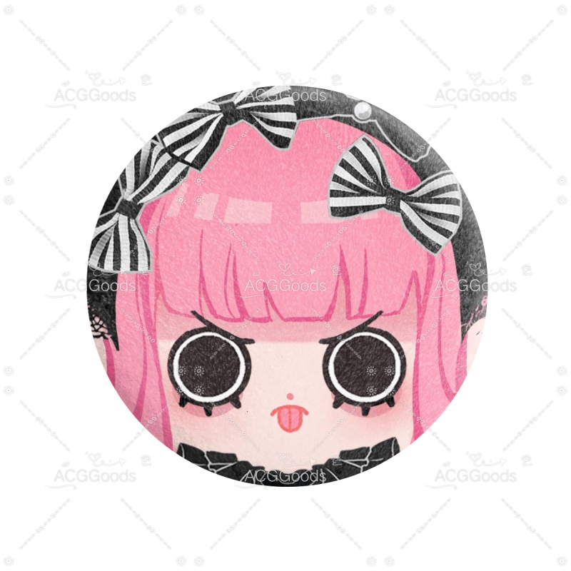 Onepiece Perona Ghost face Plush Badges