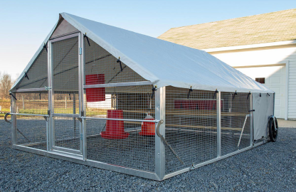 ⚡🔥Large Chicken Coop with Tarpaulin (For 20~100 Chickens)🐔