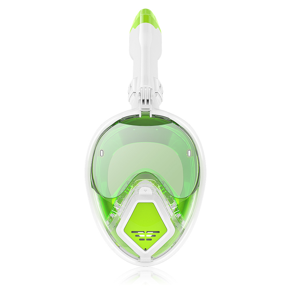 Devilfish Full Face Snorkel Mask Adults, Dry Top System Snorkeling Set with Foldable Sunglasses, 180 Degree Panoramic View Snorkel Gear, Scuba Diving Masks Anti-Leak & Anti-Fog（free shipping）